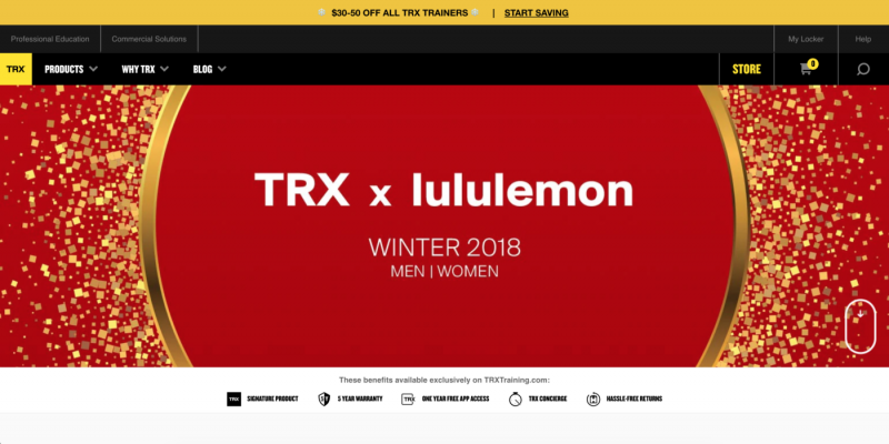 trx x lululemon