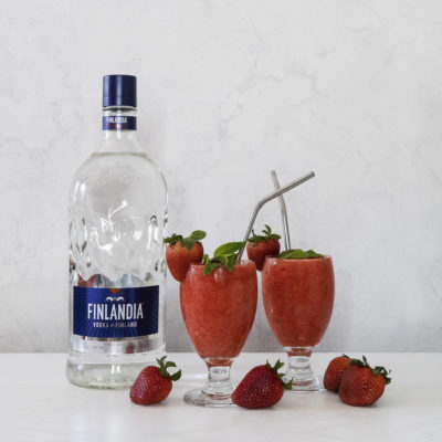 Finlandia strawberry slushy